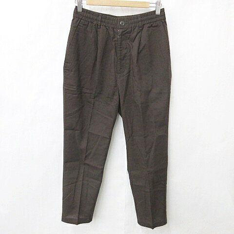 【中古】アーバンリサーチ ドアーズ URBAN RESEARCH DOORS パンツ テーパードパンツ ロング 総ゴム ドロスト 麻混 茶 ブラウン 38 メンズ 【ベクトル 古着】 250409 【中古】アーバンリサーチ ドアーズ URBAN RESEARCH DOORS パンツ テーパードパンツ ロング 総ゴム ドロスト 麻混 茶 ブラウン 38 メンズ 【ベクトル 古着】 250409