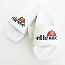 【中古】未使用品 エレッセ ellesse サンダル シャワーサンダル ロッカーサンダル ロゴ V-SA001 ホワイト 白 23.0 レディース 【ベクトル ...
