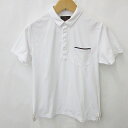 【中古】ブリーフィング BRIEFING ゴルフ スポーツウェア ポロシャツ シャツ 速乾 半袖 ホワイト 白 S メンズ 【ベクトル 古着】 250526(4)