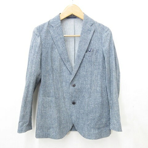 【中古】タカQ タカキュー TAKA-Q ジャケット テーラージャケット シングル サイドベンツ 紺 ネイビー M メンズ 【ベクトル 古着】 250723 【中古】タカQ タカキュー TAKA-Q ジャケット テーラージャケット シングル サイドベンツ 紺 ネイビー M メンズ 【ベクトル 古着】 250723
