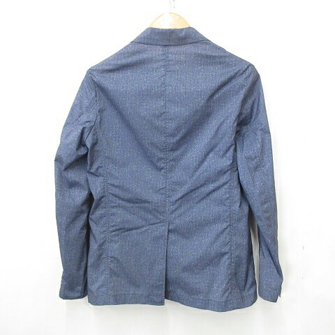 【中古】ユニオンステーション UNION STATION メンズビギ ジャケット テーラージャケット シングル ベンツ 紺 ネイビー M メンズ 【ベクトル 古着】 250724