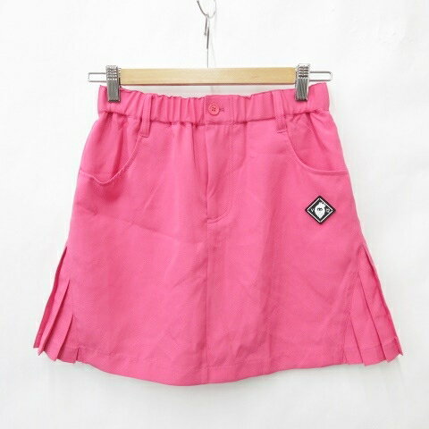 【中古】V12 ヴィトゥエルヴ ゴルフ スポーツウエア スカート プリーツ インナーパンツ ストレッチ 2024年モデル ピンク 1 レディース 【ベクトル 古着】 250915