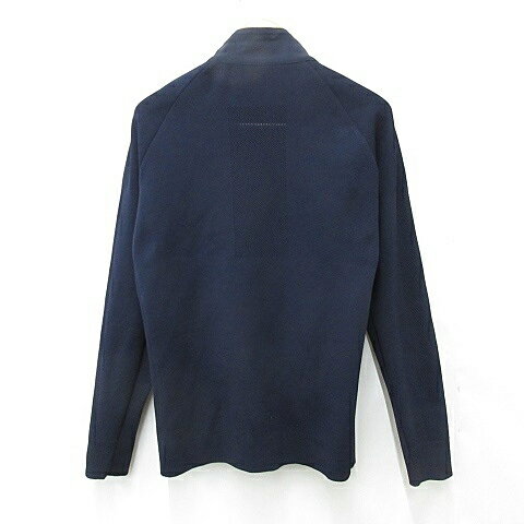 【中古】ロサーセン ROSASEN ゴルフ スポーツウエア ジャケット ジップアップ スタンドカラーニット 紺 ネイビー LL メンズ 【ベクトル 古着】 251119