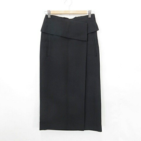 【中古】アイシービー iCB スカート タイトスカート ロング ラップ ペプラム ブラック 黒 7 レディース 【ベクトル 古着】 251221