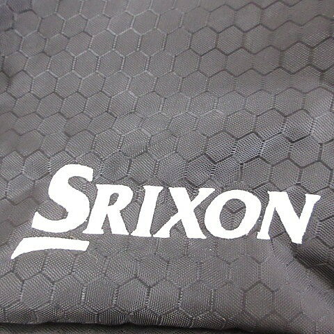 【中古】スリクソン SRIXON ゴルフ ボストンバッグ 総柄 バイカラー ブラック ブル...