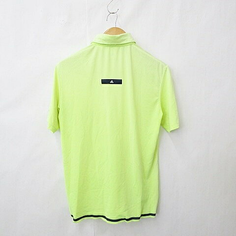 【中古】アディダス adidas ゴルフ スポーツウエア シャツ ポロシャツ 半袖 ボタン...