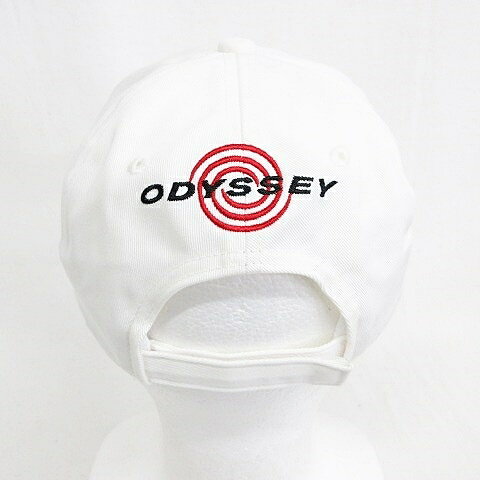 【中古】未使用品 キャロウェイ CALLAWAY ODYSSEY オデッセイ BGG EPEC XR CHROME SOFT ゴルフ 帽子 キャップ 白 ピンク ホワイト FR メンズ 【ベクトル 古着】 260516