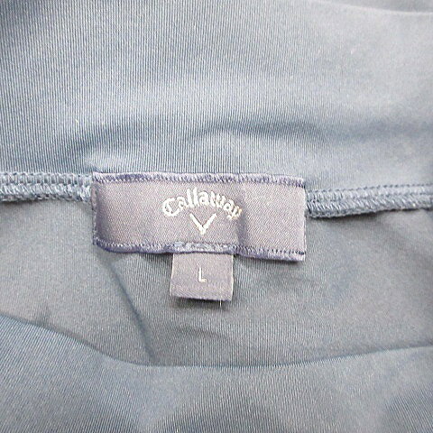 【中古】キャロウェイ CALLAWAY ゴルフ スポーツウエア シャツ 半袖 ハイネック 速...