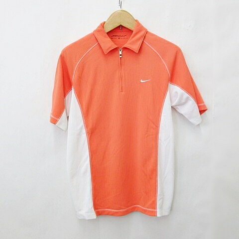 【中古】ナイキゴルフ NIKE GOLF ゴルフ スポーツウエア シャツ ポロシャツ 半袖 ハーフジップ 速乾 オレンジ 白 ホワイト M メンズ 【ベクトル 古着】 260611ブランドナイキゴルフ NIKE GOLF表記サイズM実寸サイズ身幅：54cm　着丈：70cm　ゆき丈：48.5cm　　素材ポリエステル 100％色オレンジ 白 ※ 色に関しては、この商品の出品者の主観で判断しております。また、光の影響などにより実物の色と異なる場合がありますので予めご了承ください。状態大きく目立ったダメージはなく、問題なくご使用いただける商品です。 ※あくまでも中古品ですので掲載写真や記載内容をご確認いただき、ご理解の上ご購入ください。備考一部商品は実店舗で保管しておりませんので、店頭にてご覧になれない場合がございます。また、ご質問を頂いた際、お時間をいただく場合がございます。商品のお問い合わせの回答を休止しております。＊各商品ページの商品詳細等をご確認の上ご購入ください。【中古】ナイキゴルフ NIKE GOLF ゴルフ スポーツウエア シャツ ポロシャツ 半袖 ハーフジップ 速乾 オレンジ 白 ホワイト M メンズ 【ベクトル 古着】 260611状態ランク　”A”詳細については、下記および「状態ランクについて」ページをご覧ください。未使用・新品の商品ほぼ新品同様の商品使用感が少なく、かなり状態の良い商品使用感はあるが、傷や汚れの少ない商品使用感の他、傷や汚れが見られる商品かなり大きな傷みがある難あり商品※S〜CランクはUSED品となりますので、使用感をご理解の上でご入札下さい。状態ランクについてinformationブランドナイキゴルフ NIKE GOLF表記サイズM実寸サイズ身幅：54cm　着丈：70cm　ゆき丈：48.5cm　　素材ポリエステル 100％色オレンジ 白 ※ 色に関しては、この商品の出品者の主観で判断しております。また、光の影響などにより実物の色と異なる場合がありますので予めご了承ください。状態大きく目立ったダメージはなく、問題なくご使用いただける商品です。 ※あくまでも中古品ですので掲載写真や記載内容をご確認いただき、ご理解の上ご購入ください。備考一部商品は実店舗で保管しておりませんので、店頭にてご覧になれない場合がございます。また、ご質問を頂いた際、お時間をいただく場合がございます。商品のお問い合わせの回答を休止しております。＊各商品ページの商品詳細等をご確認の上ご購入ください。本商品は一点物です他サイトや店舗にて販売している商品です。多少のお時間差にて欠品になることもございます。予めご了承頂ますようお願い致します。ベクトル・サイズガイドはこちらこの商品と同じブランドの商品を見る