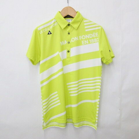 【中古】ルコックスポルティフ le coq sportif ゴルフ スポーツウエア シャツ ポロシャツ 半袖 ボーダー 速乾 黄 白 イエロー ホワイト L メンズ 【ベクトル 古着】 260801ブランドルコックスポルティフ le coq sportif表記サイズL実寸サイズ肩幅：43cm　身幅：56cm　着丈：73cm　袖丈：21cm　　素材ポリエステル 100％色黄 白 ※ 色に関しては、この商品の出品者の主観で判断しております。また、光の影響などにより実物の色と異なる場合がありますので予めご了承ください。状態大きなダメージのない商品です。 ※あくまでも中古品ですので掲載写真や記載内容をご確認いただき、ご理解の上ご購入ください。備考一部商品は実店舗で保管しておりませんので、店頭にてご覧になれない場合がございます。また、ご質問を頂いた際、お時間をいただく場合がございます。商品のお問い合わせの回答を休止しております。＊各商品ページの商品詳細等をご確認の上ご購入ください。【中古】ルコックスポルティフ le coq sportif ゴルフ スポーツウエア シャツ ポロシャツ 半袖 ボーダー 速乾 黄 白 イエロー ホワイト L メンズ 【ベクトル 古着】 260801状態ランク　”A”詳細については、下記および「状態ランクについて」ページをご覧ください。未使用・新品の商品ほぼ新品同様の商品使用感が少なく、かなり状態の良い商品使用感はあるが、傷や汚れの少ない商品使用感の他、傷や汚れが見られる商品かなり大きな傷みがある難あり商品※S〜CランクはUSED品となりますので、使用感をご理解の上でご入札下さい。状態ランクについてinformationブランドルコックスポルティフ le coq sportif表記サイズL実寸サイズ肩幅：43cm　身幅：56cm　着丈：73cm　袖丈：21cm　　素材ポリエステル 100％色黄 白 ※ 色に関しては、この商品の出品者の主観で判断しております。また、光の影響などにより実物の色と異なる場合がありますので予めご了承ください。状態大きなダメージのない商品です。 ※あくまでも中古品ですので掲載写真や記載内容をご確認いただき、ご理解の上ご購入ください。備考一部商品は実店舗で保管しておりませんので、店頭にてご覧になれない場合がございます。また、ご質問を頂いた際、お時間をいただく場合がございます。商品のお問い合わせの回答を休止しております。＊各商品ページの商品詳細等をご確認の上ご購入ください。本商品は一点物です他サイトや店舗にて販売している商品です。多少のお時間差にて欠品になることもございます。予めご了承頂ますようお願い致します。ベクトル・サイズガイドはこちらこの商品と同じブランドの商品を見る