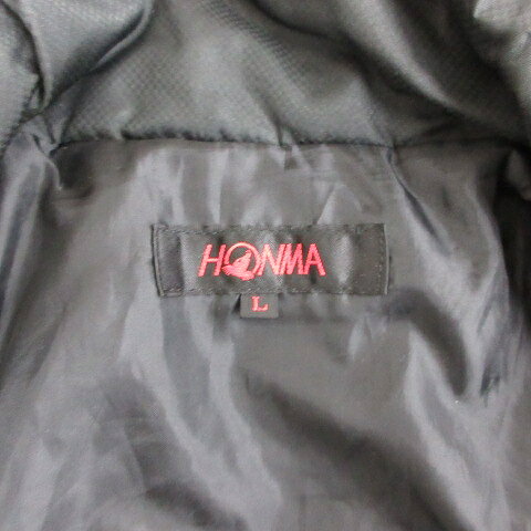 【中古】HONMA 本間ゴルフ スポーツウエア ジャケット 中綿 ジップアップ スタンド...