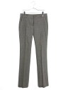 【中古】ミッシェルクラン MICHEL KLEIN パンツ スラックス ストレッチ ウール 2 グレー /fy レディース 【ベクトル 古着】 171204 ブ...