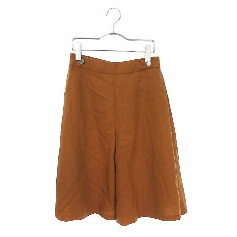 【中古】シンプリシテェ SIMPLICITE パンツ キュロット スカート ハーフ 茶 ブラウン ☆F☆ aan0301 レディース 【ベクトル 古着】 190304 ブランド古着ベクトルプレミアム店
