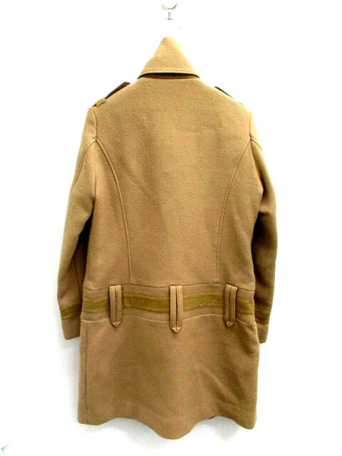 【中古】ブロードゥリー&コー Broderie&Co ナノユニバース コート スタンドカラー ロング 36 ベージュ /CY28 レディース 【ベクトル 古着】 180111 ブランド古着ベクトルプレミアム店 vectorpremium-18647205 ブランド古着ベクトルプレミアム店 サンプル画像2