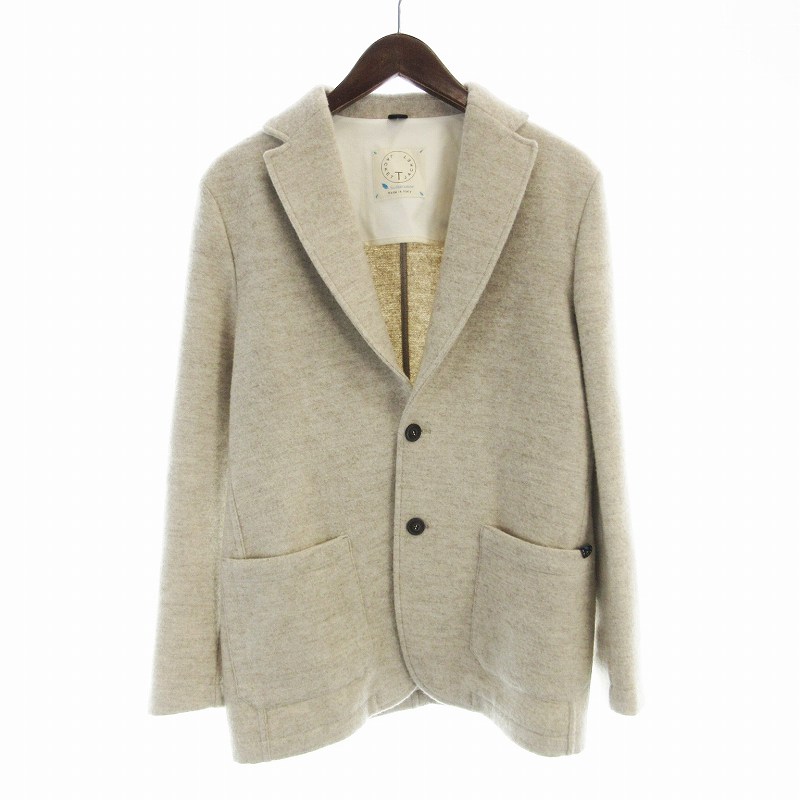ティージャケット T JACKET Bottoli テーラードジャケット シングル S ベージュ 51G419JR /EE メンズ  250625