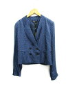 【中古】未使用品 エリザベスアンドジェームス Elizabeth&James ジャケット テーラード ドット 背抜き 2 紺 /NT2 ● ■RI レディース 【ベクトル 古着】 171031 ブランド古着ベクトルプレミアム店(4)