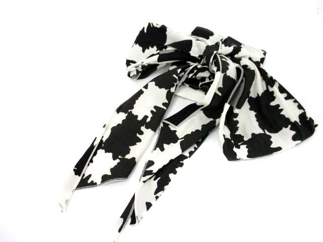Pink - 【中古】未使用品 ルシェルブルー LE CIEL BLEU ブレスレット リボン 総柄 黒 /DT3 ● ■RI レディース 【ベクトル 古着】 171109 ブランド古着ベクトルプレミアム店
