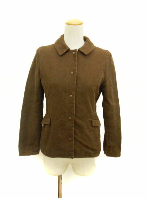 【中古】トータリテ Totalite ジャケット ステンカラー 茶 ブラウン /ny レディース 【ベクトル 古着】 180615 ブランド古着ベクトルプレミアム店