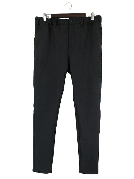 【中古】ブリーフィング BRIEFING トラックパンツ イージー ロング ウエストゴム 3D ロゴ BBG221M16 サイズL 黒 QQQ メンズ 【ベクトル 古着】 240719