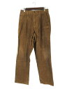 【中古】グローバルワーク GLOBAL WORK パンツ ウエストゴム コーデュロイ タックパンツ 綿 コットン ブラウン sizeS QQQ メンズ 【ベクトル 古着】 241122|詳細画像
