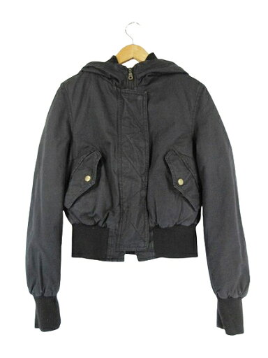 【中古】ジョア JOIE ブルゾン ジャケット フーディー 長袖 中綿 無地 ブラック sizeS QQQ レディース 【ベクトル 古着】 241205 【中古】ジョア JOIE ブルゾン ジャケット フーディー 長袖 中綿 無地 ブラック sizeS QQQ レディース 【ベクトル 古着】 241205