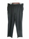 【中古】エディーバウアー EDDIE BAUER イージー パンツ ロング ウエスト ゴム ロゴ プリント サイズXL 黒 QQQ メンズ 【ベクトル 古着】 ...