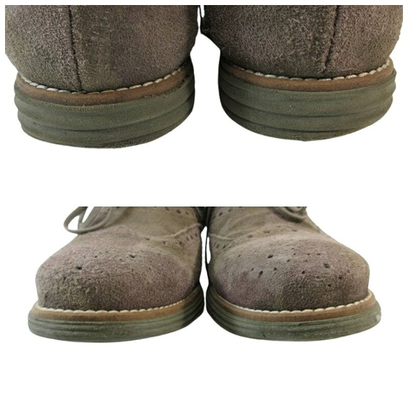 【中古】ステファノガンバ STEFANO GAMBA ウィングチップ レースアップ シューズ 迷彩 サイズ40 ブラウン系 QQQ メンズ 【ベクトル 古着】 250322