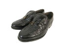 【中古】ビズプラス BIZPLUS ビジネスシューズ スリッポン ローファー 装飾 無地 ブラック サイズ25.5 QQQ メンズ 【ベクトル 古着】 250502(4)