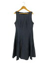 【中古】ザラ ベーシック ZARA BASIC ワンピース ノースリーブ ひざ丈 無地 サイズMEX28 インディゴ QQQ レディース 【ベクトル 古着】 2...