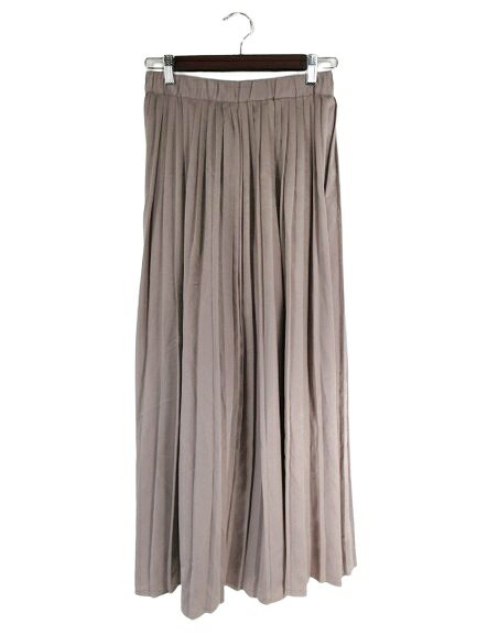 【中古】ムルーア MURUA プリーツ スカート ウエスト ゴム ロング サイズF くすみピンク QQQ レディース 【ベクトル 古着】 250519