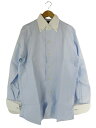 【中古】カミーチェドロスコ Camicia da Roscoe シャツ ボタン ダウンボタン 長袖 水色 QQQ メンズ 【ベクトル 古着】 250613(4)