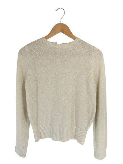 【中古】ロペ ROPE プルオーバー ニット 長袖 ラメ 無地 ベージュ サイズ38 QQQ レディース 【ベクトル..