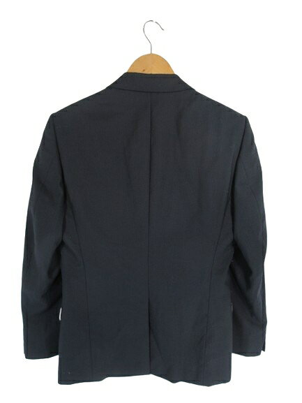 【中古】エル ELLE コスチューム costumes セットアップ テーラードジャケット スラックス シングルスーツ ストライプ ネイビー サイズ90Y4 QQQ メンズ 【ベクトル 古着】 250921