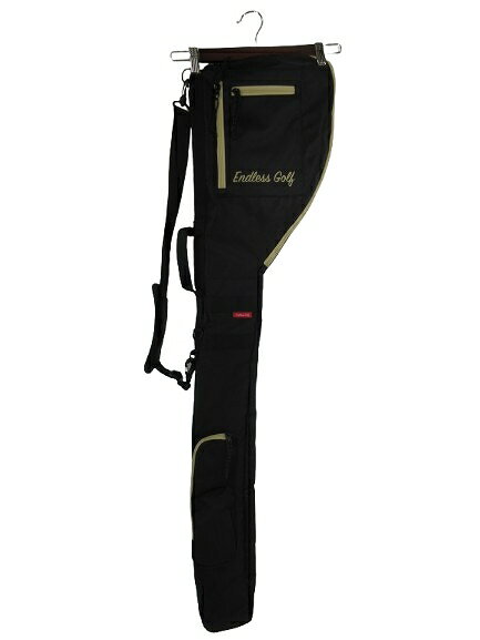 【中古】endless golf クラブ ケース ショルダー ストラップ ロゴ 刺繍 黒 QQQ メンズ 【ベクトル 古着..