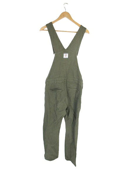 【中古】エイト 8 EiGHT オーバーオール サロペット 無地 グリーン サイズXS QQQ メンズ 【ベクトル 古着】 251122
