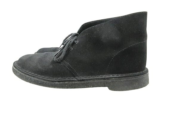 ブランド古着ベクトルプレミアム店の【中古】クラークス clarks デザート ブーツ スウェード 無地 サイズ24.5 黒 QQQ メンズ 【ベクトル 古着】 260330｜アングル3
