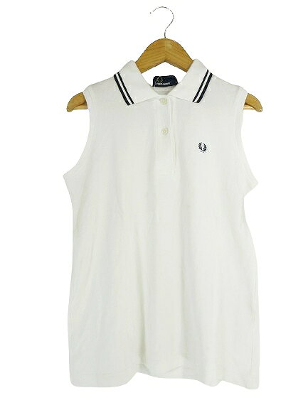 【中古】フレッドペリー FRED PERRY ポロシャツ ノースリーブ ロゴ サイズ 8 白 QQQ レディース 【ベクトル 古着】 260719ブランドフレッドペリー FRED PERRY表記サイズ8実寸サイズ身幅：40cm　着丈：60cm　　素材本体　綿/95% ポリウレタン/5% リブ部分 綿/100%色白 ※色に関してはこの商品の出品者の主観で判断しておりますので、カタログや正規の言い回しとは異なる場合がございます。状態若干の使用感はございますが、目立った汚れやダメージもなく、比較的状態の良い商品です。商品のお問い合わせの回答を休止しております。＊各商品ページの商品詳細等をご確認の上ご購入ください。【中古】フレッドペリー FRED PERRY ポロシャツ ノースリーブ ロゴ サイズ 8 白 QQQ レディース 【ベクトル 古着】 260719状態ランク　”AB”詳細については、下記および「状態ランクについて」ページをご覧ください。未使用・新品の商品ほぼ新品同様の商品使用感が少なく、かなり状態の良い商品使用感はあるが、傷や汚れの少ない商品使用感の他、傷や汚れが見られる商品かなり大きな傷みがある難あり商品※S〜CランクはUSED品となりますので、使用感をご理解の上でご入札下さい。状態ランクについてinformationブランドフレッドペリー FRED PERRY表記サイズ8実寸サイズ身幅：40cm　着丈：60cm　　素材本体　綿/95% ポリウレタン/5% リブ部分 綿/100%色白 ※色に関してはこの商品の出品者の主観で判断しておりますので、カタログや正規の言い回しとは異なる場合がございます。状態若干の使用感はございますが、目立った汚れやダメージもなく、比較的状態の良い商品です。商品のお問い合わせの回答を休止しております。＊各商品ページの商品詳細等をご確認の上ご購入ください。本商品は一点物です他サイトや店舗にて販売している商品です。多少のお時間差にて欠品になることもございます。予めご了承頂ますようお願い致します。ベクトル・サイズガイドはこちらこの商品と同じブランドの商品を見る