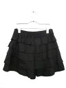【中古】アナトリエ ANATELIER パンツ キュロット ショート ティアード 38 黒 ブラック /mm レディース 【ベクトル 古着】 180210 ブラ...