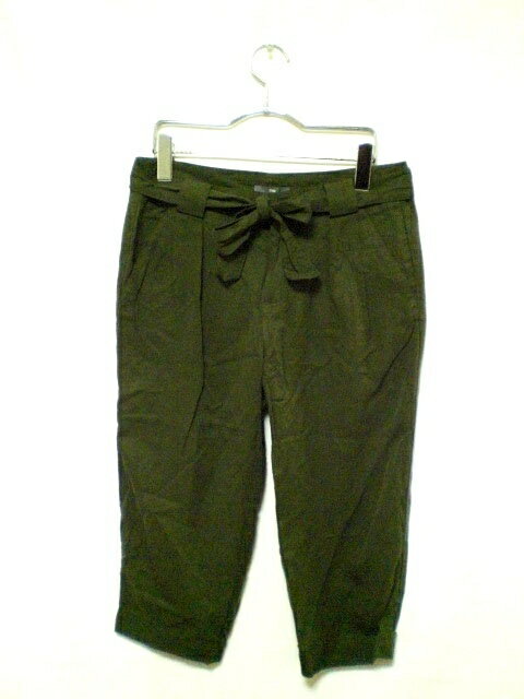 Other - 【中古】ギャップ GAP パンツ カプリ サブリナ リボン 無地 2タック 2 緑 グリーン レディース 【ベクトル 古着】 170315 ブランド古着ベクトルプレミアム店