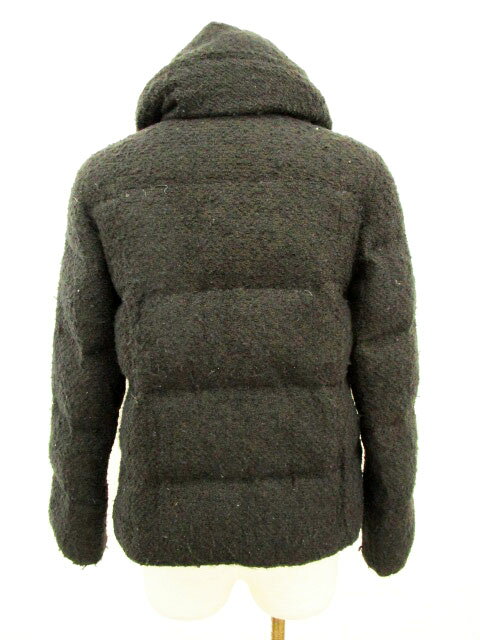 【中古】ブロードゥリー&コー Broderie&Co ナノユニバース コート ダウン 総柄 ウール混 36 黒 茶 ブラック ブラウン /HH レディース 【ベクトル 古着】 180227 ブランド古着ベクトルプレミアム店 vectorpremium-18649111 ブランド古着ベクトルプレミアム店 サンプル画像3
