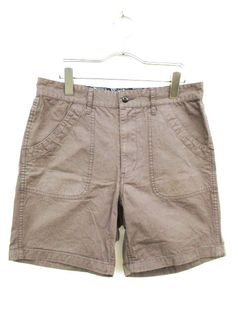 【中古】ユナイテッドアローズ UNITED ARROWS RHYTHM OF LIFE パンツ ハーフ ショート コットン M 紫 パープル /KY メンズ 【ベクトル 古着】 180227 ブランド古着ベクトルプレミアム店