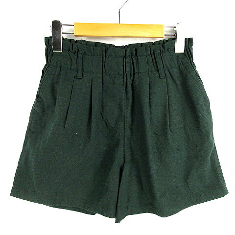【中古】グローバルワーク GLOBAL WORK ショートパンツ コットン混 総裏地 緑 M レディース 【ベクトル 古着】 180731 ベクトル店 vectorpremium-13499907 ブランド古着ベクトルプレミアム店 パッケージ画像