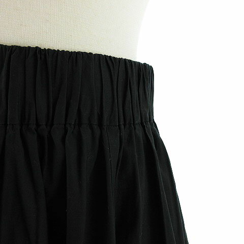 【中古】ラピスルーチェパービームス LAPIS LUCE PER BEAMS スカート フレアスカート ひざ丈 日本製 ブラック 黒 36 レディース 【ベクトル 古着】 181220 ブランド古着ベクトルプレミアム店