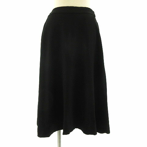 【中古】コラージュ ガリャルダガランテ COLLAGE GALLARDAGALANTE スカート フレアスカート ミディ丈 ウール混 ブラック 黒 0 レディース 【ベクトル 古着】 190708 ベクトルプレミアム店