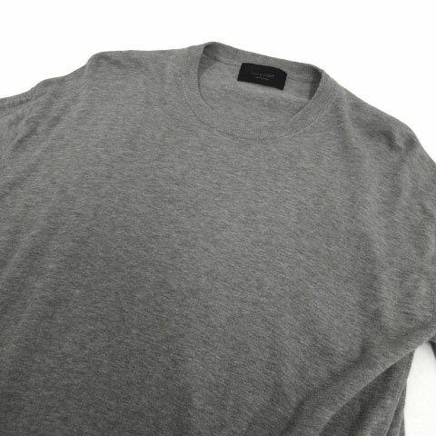 【中古】アイボリーコート ivory court ワンピース 五分袖 ひざ丈 コットン グレー レディース 【ベクトル 古着】 200323 ベクトルプレミアム店