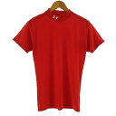 アンダーアーマー UNDER ARMOUR Tシャツ 半袖 スタンドカラー ストレッチ レッド 赤 メンズ  200911 ベクトルプレミアム店