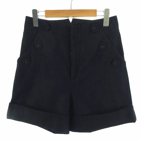 Wool - 【中古】スピック&スパン Spick&Span パンツ ショートパンツ ウール混 ネイビー 紺 38 レディース 【ベクトル 古着】 200520 ベクトルプレミアム店