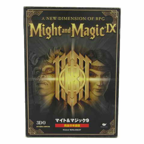 【中古】PCゲーム マイト&マジック9 A NEW DIMENSION OF RPG 完全日本語版 Windows98/Me/2000/XP 2CD-ROM 公式ガイド付 【ベクトル 古着】 230816