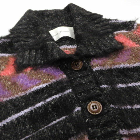 【中古】バナーバレット Banner Barrett ジャケット ニット 長袖 もこもこ 総柄 マルチカラー 38 レディース 【ベクトル 古着】 200623 ベクトルプレミアム店