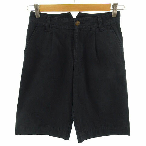 【中古】クオドロ quadro パンツ ハーフパンツ ネイビー 紺 0 レディース 【ベクトル 古着】 200824 ベクトルプレミアム店